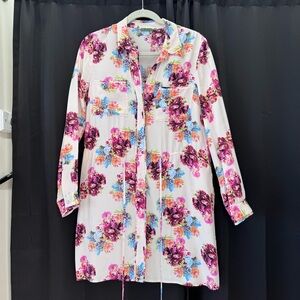 The Letter Floral Pink Midi Dress